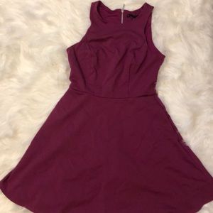 WHBM Racerback Purple Dress